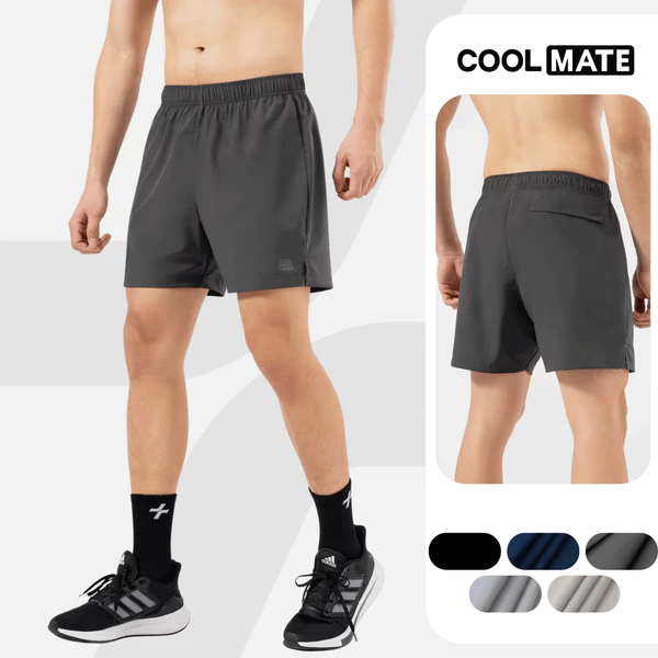 [MUA 3 GIẢM 12%]Quần Shorts Thể Thao 5" Moving nhanh khô, thoáng mát Coolmate