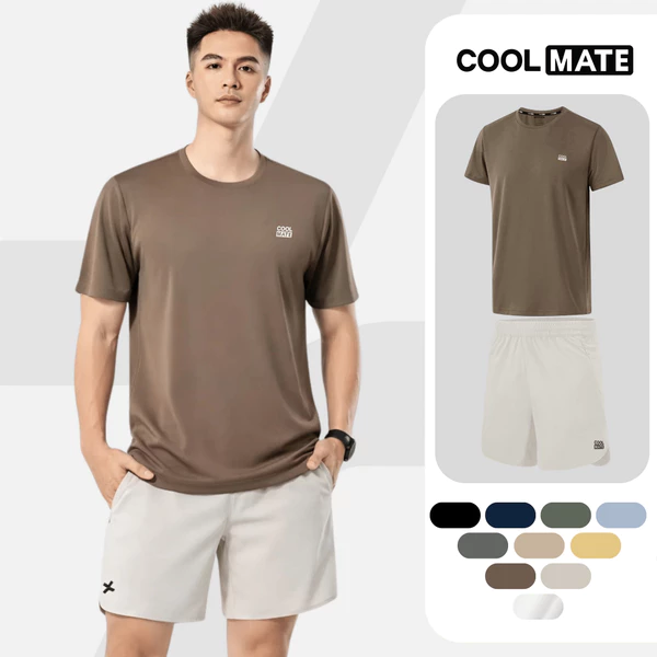 Set thể thao Áo Thun Promax-S1 Quần 6inch zipped set Tennis Typti Pickleball thoáng khí Coolmate
