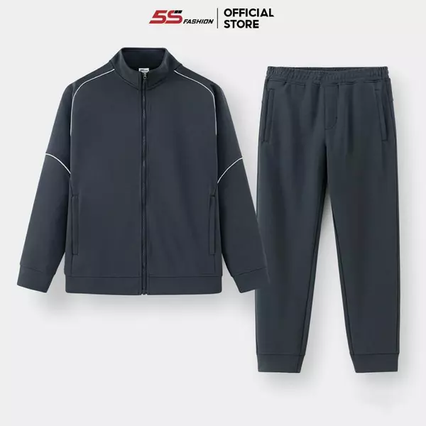 [GIÁ MỞ BÁN] Bộ Nỉ Khóa Nam S-WARM 5S FASHION Phối Line Khỏe Khoắn, Chất Nỉ Cao Cấp, Ấm Áp 01-MBNKR5027