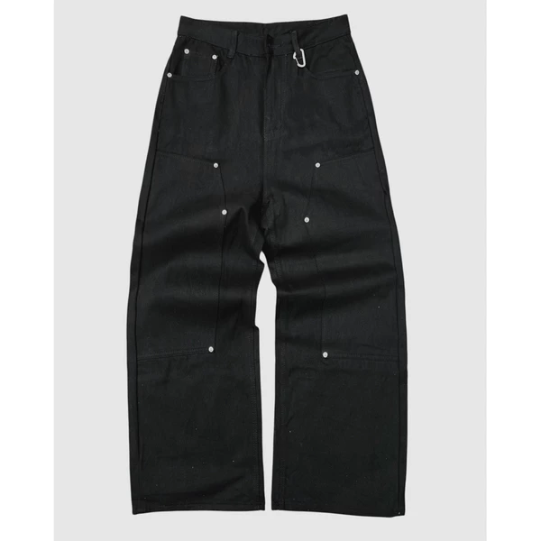 Quần Jean Doubleknee Pants form baggy ống rộng phủ giày THEBROTHERS-phong cách workwear vintage