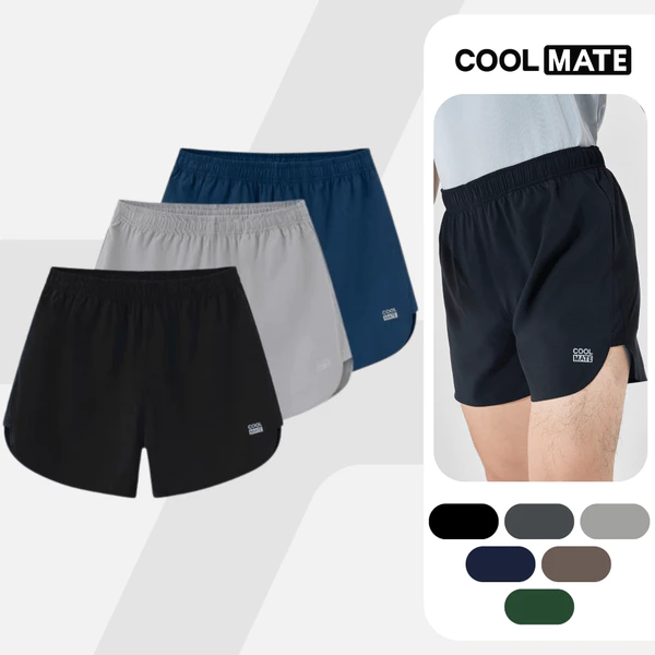 Combo 3 Quần Short thể thao Maxcool co giãn thoải mái Coolmate