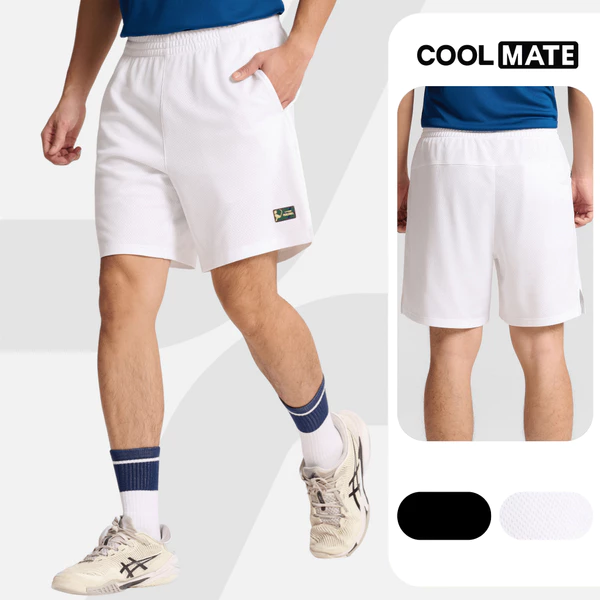 Quần thể thao nam 6inch Pickleball Exdry Essentials thoáng khí, thấm hút tốt Coolmate