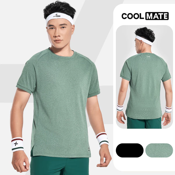 [MUA 3 GIẢM 12%]Áo thun thể thao nam Pickleball Drive Shot, thoáng khí thấm hút tốt Coolmate