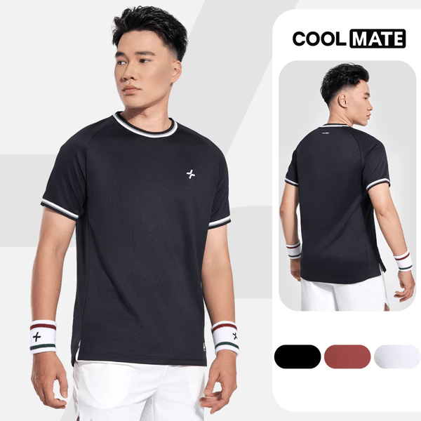 [GIÁ SỐC]Áo thun thể thao nam Pickleball Dink Shot, Nhanh khô, Thoáng khí, Thấm hút tốt Coolmate