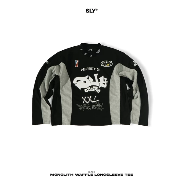 Áo thun tay dài SLY Longsleeve Waffle Monolith