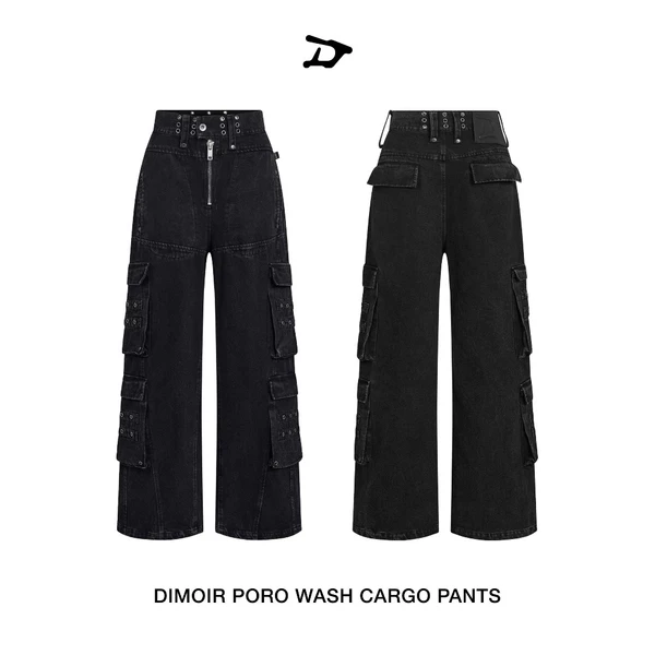 Quần dài túi hộp DIMOIR PORO màu Wash