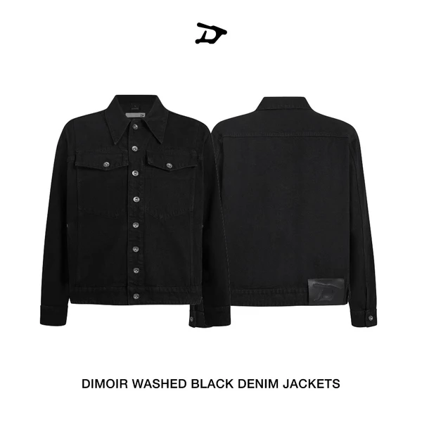Áo khoác DIMOIR Denim Jackets màu Wash Đen