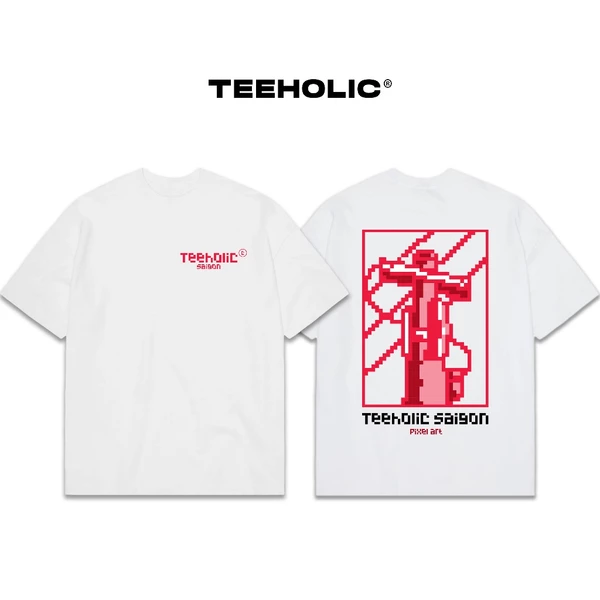 Áo Thun Nam Nữ TEEHOLIC Form Rộng Logo Teeholic Pixel - THSI39