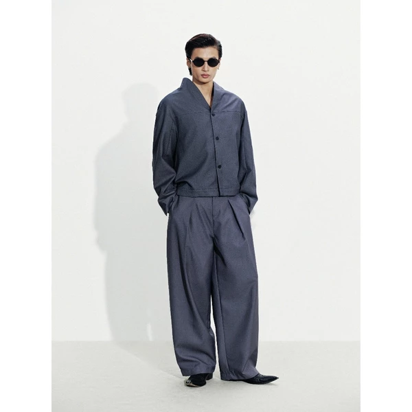 HYPNOTISM | 'MANDARIN COLLAR JACKET' Áo Cardigan Cổ V