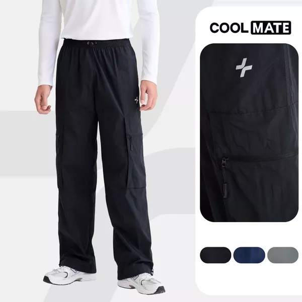 [MUA 3 GIẢM 12%]Quần dài thể thao nam Track Pants Windbreaker Cargo siêu nhẹ, thoáng khí, quần trekking Coolmate