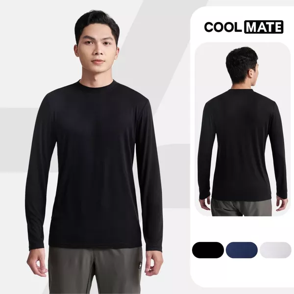 [XẢ SỐC]Áo giữ nhiệt Nam ExWarm Cổ trung mềm mịn, co giãn, giữ ấm tốt Coolmate