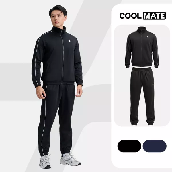 Set thể thao nam Flexline Active Áo khoác Quần Jogger bền bỉ, nhanh khô, thoải mái Coolmate