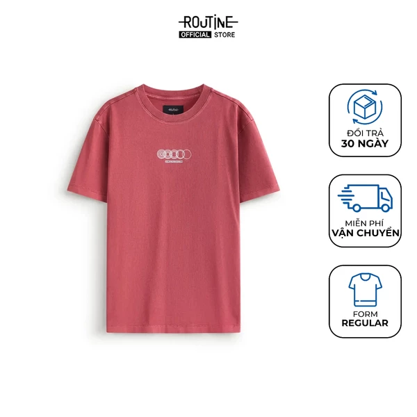 Áo Thun Tay Ngắn Nam Hình In Form Regular - Routine 10F25TSS013