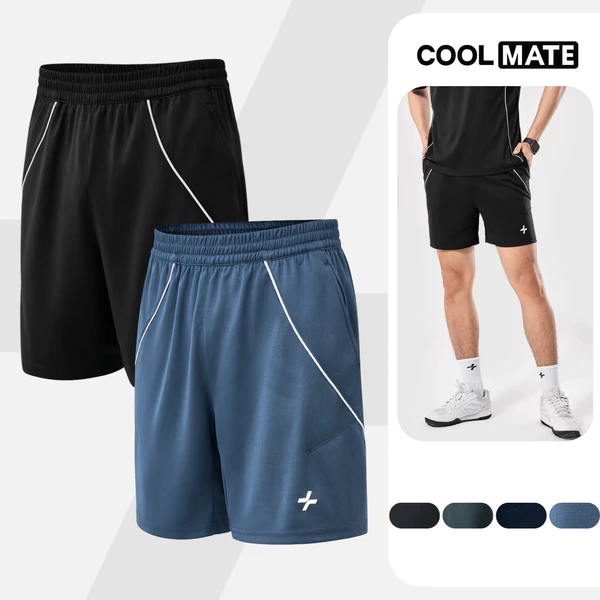 [MUA 3 GIẢM 12%]Combo 2 Quần Short thể thao nam Pickleball Tennis Promax FlexLine Active thoáng khí Coolmate