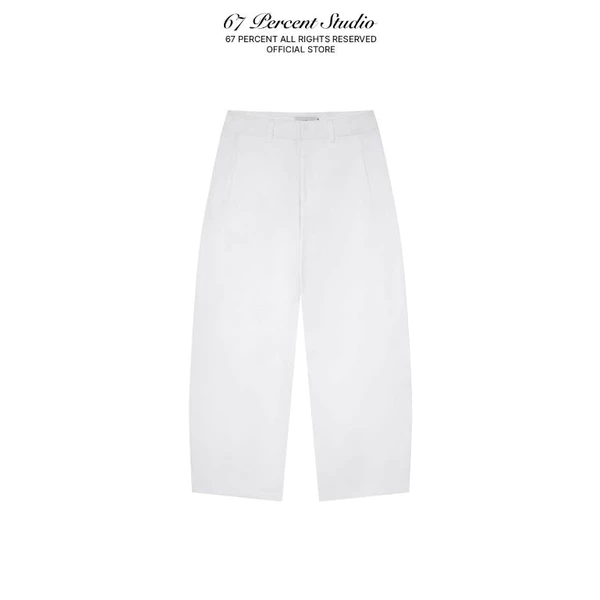 Quần Ống Đứng Dài Chất Liệu Kaki 67PERCENT/67% - REGULAR S-BEND PANTS