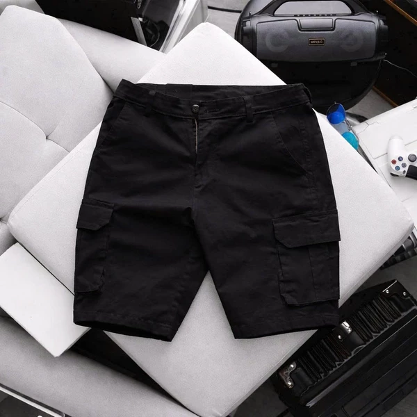 Quần Short Kaki Nam Túi Hộp Form Trên Gối Basic Dễ Phối Đồ Chất Vải Dày Dặn Cao Cấp 4 Màu Hot