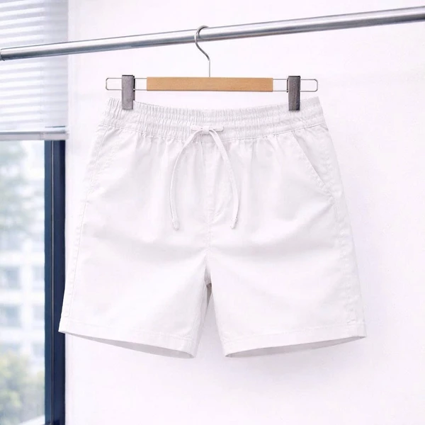 Quần Short Nam Nữ Lưng Thun Form Regular Trên Gối Dây Rút Thời Trang Unisex Co Giãn Nhẹ Mặc Mát Mùa Hè