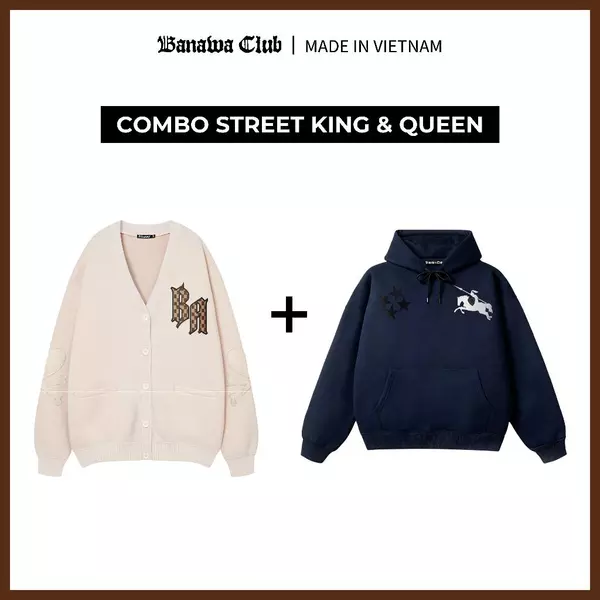 [COMBO TIẾT KIỆM] Banawa Combo 2 Áo Cardigan Áo Hoodie Chất Liệu Cotton Rising Knight Unisex
