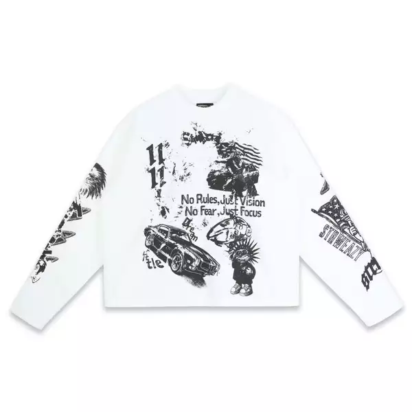 ÁO SWE ALLGAS WAFFLE L/S TEE - WHITE
