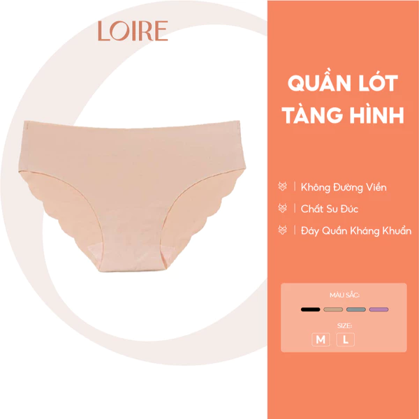 Quần Lót Tàng Hình Không Viền Su Đúc Thoải Mái Loire QSD04