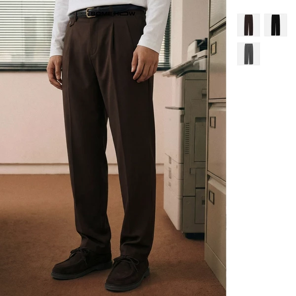 [N] Quần Tây Straight Flexwaist Duoloop V1 Chất Liệu 100% Tetron Cao Cấp Đứng Form Thoải Mái, QT0047 SOME HOW STORE