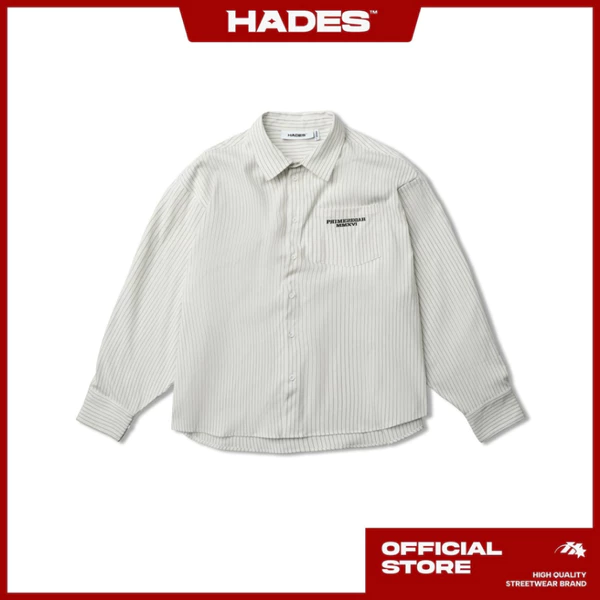 ÁO SƠ MI HADES STRIPPED POCKET SHIRT - HADES Brand chính hãng
