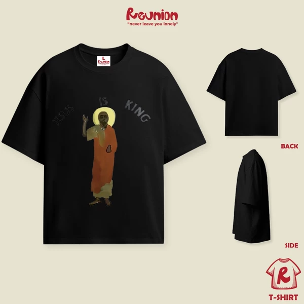 Áo Thun REUNION "JESUS IS KING" T-shirt TS41