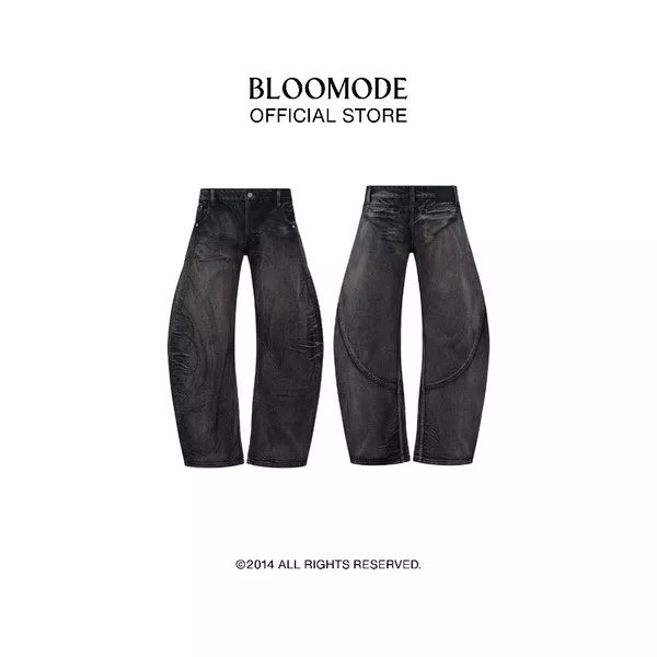 LOOSE-FIT BARREL JEANS