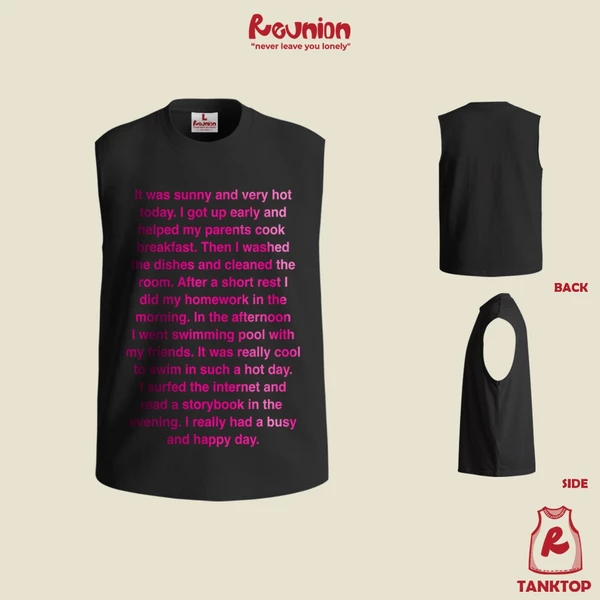 Áo Tanktop REUNION "WORDS" TT28
