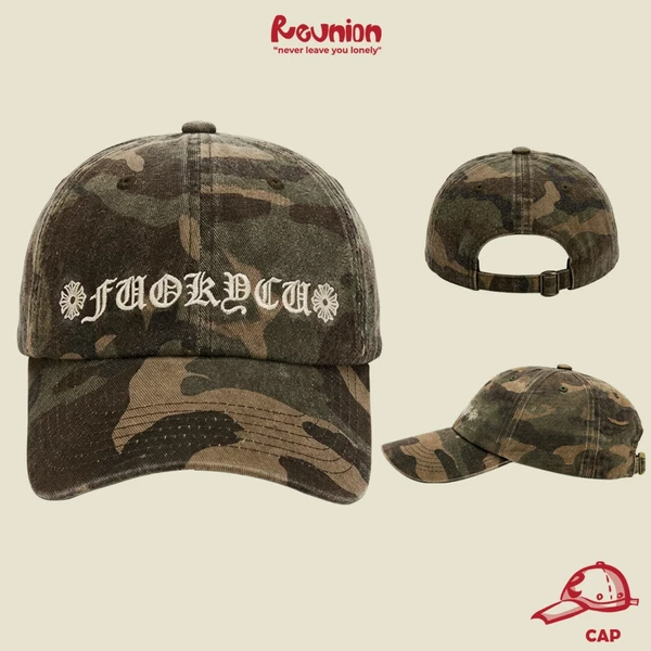 REUNION Mũ/Nón CAMO Unisex  - Vải Kaki Cottton Cao cấp