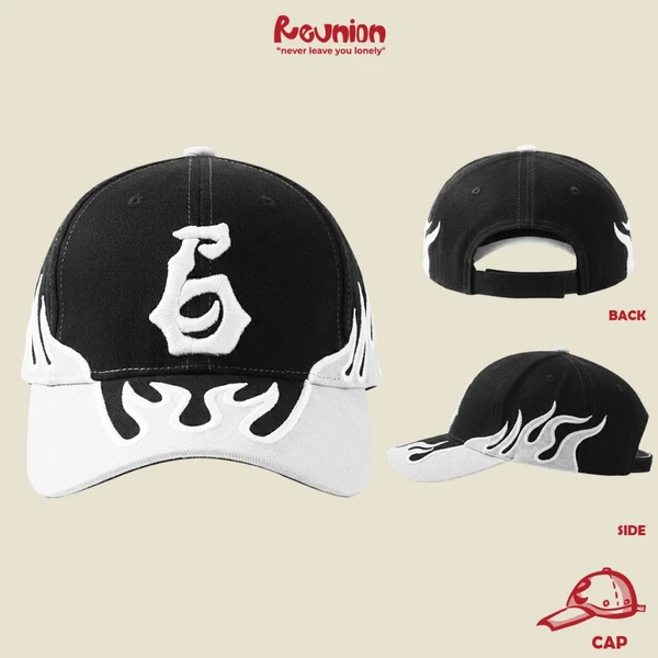 Mũ/Nón REUNION LEGENDARY6 Ballcap Nón Lưỡi Trai Phong Cách Hiphop - Vải Kaki Cotton, logo thêu nổi 3D cao cấp H1