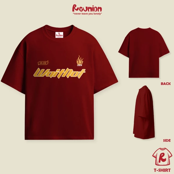 REUNION Áo Thun "WAITNOT" Tshirt, Áo Phông TS60