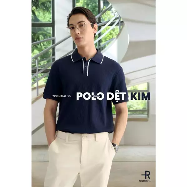 [🔥HOT] Áo Polo Tay Ngắn Nam Phối Cổ Form Fitted - Routine 10F25POL016
