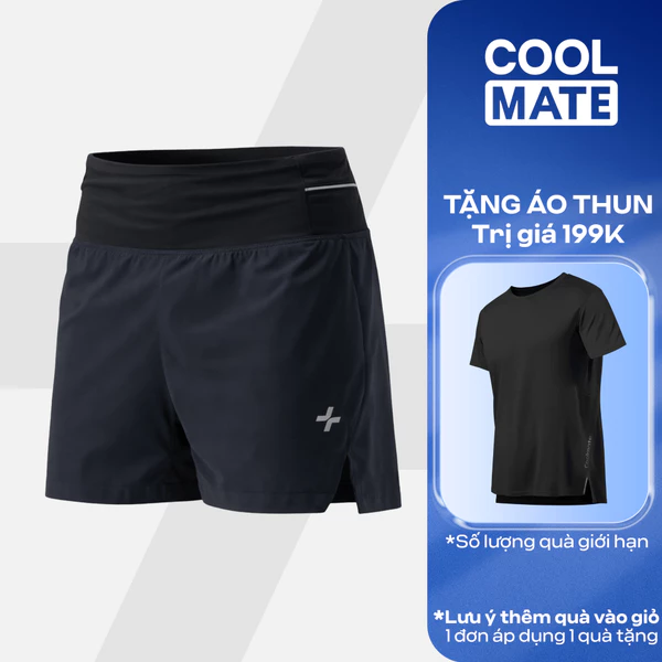 [TẶNG ÁO CHẠY]Quần shorts thể thao nam chạy bộ trail Wildflow co giãn, bền bỉ, nhanh khô - Coolmate