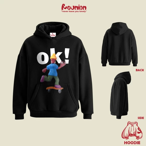 Áo Hoodie REUNION "OK" HD4