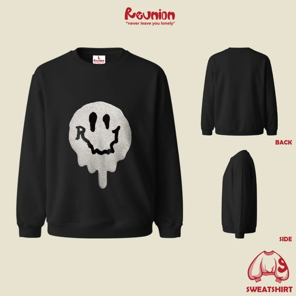 RNC Chenille Embroidery R'FACE Sweater - Áo Sweatshirt Thêu Xù 3D REUNION SWT49