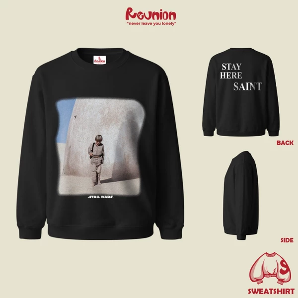 Áo Sweatshirt REUNION "STAR-WARS" Áo Sweater Nam Nữ Form Rộng SWT44