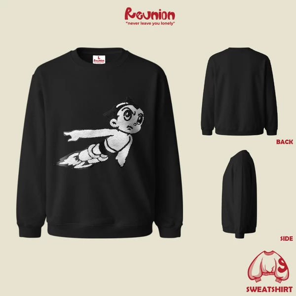 RNC Chenille Embroidery R'ASTR Sweater - Áo Sweatshirt Thêu Xù 3D REUNION