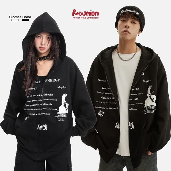 Áo Hoodie Zip REUNION "BLONDE"