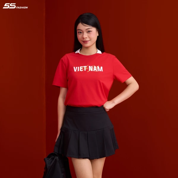 [XẢ HÀNG ĐỢT CUỐI] Áo Thun Unisex 5S FASHION Cotton Co Giãn, Phom Casual Năng Động, Tự Hào Việt Nam U0ATS26051