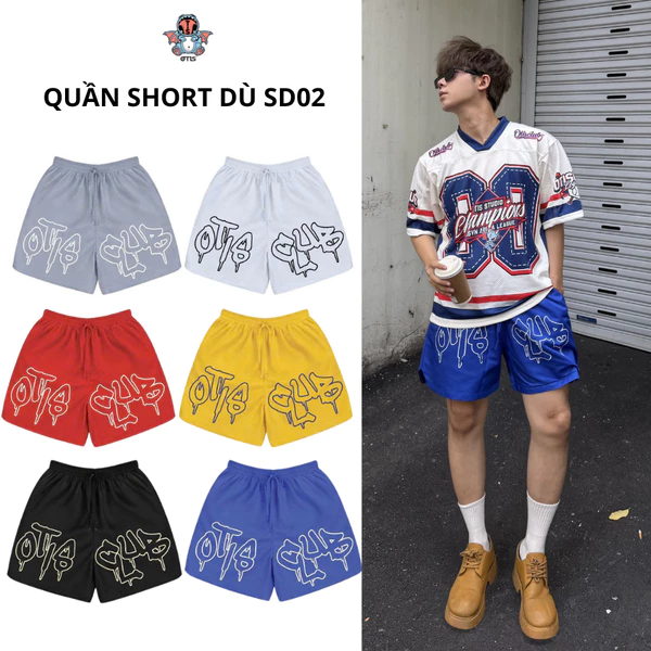 [ BST 2026] Quần short dù local brand Otis Club form trên gối chất liệu nylon - Quần short dù SD02