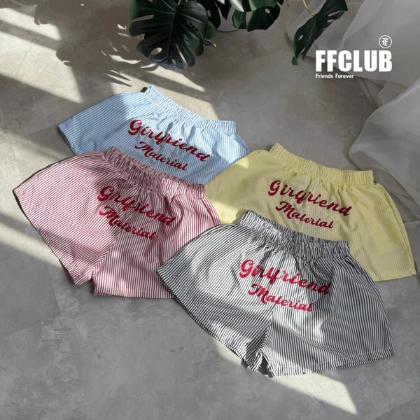 QUẦN SHORT KATE MÙA HÈ LOGO THÊU CALLME FFCLUB MIX