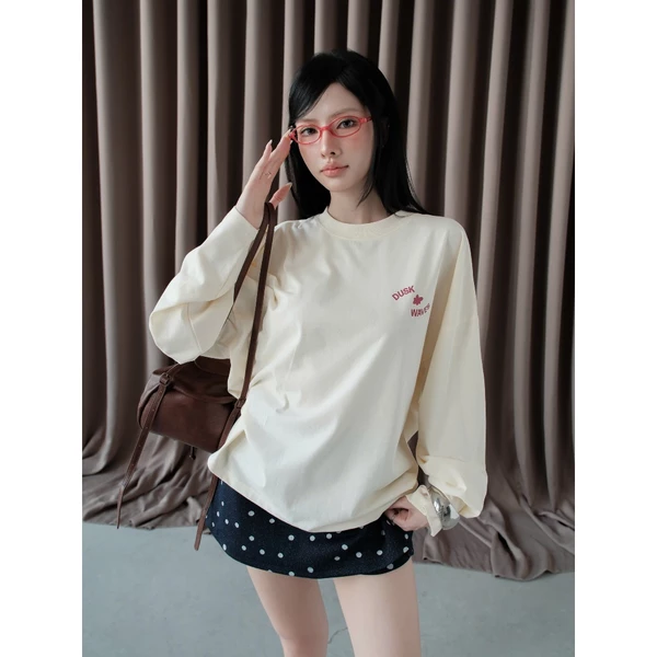 KIDO - Áo thun tay dài cổ tròn DUSK WAVES TEE