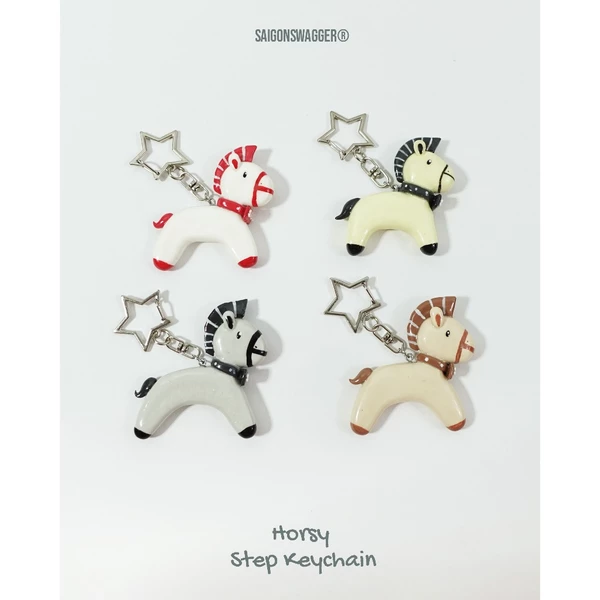 Móc Khóa Ngựa Horsy SAIGON SWAGGER® SGS Horsy Step Keychain