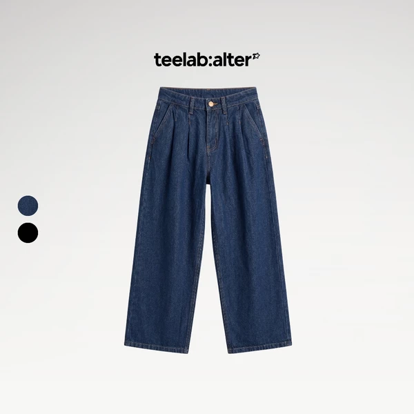 Quần Jeans Teelab Alter Straight Denim Solid Pants PS143