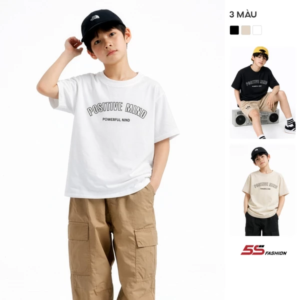 [XẢ HÀNG ĐỢT CUỐI]Áo Thun Bé Trai 5S FASHION Chất Cotton Thân Thiện, Mát, In Cá Tính, Phom Regular Thoải Mái  B0ATS26031