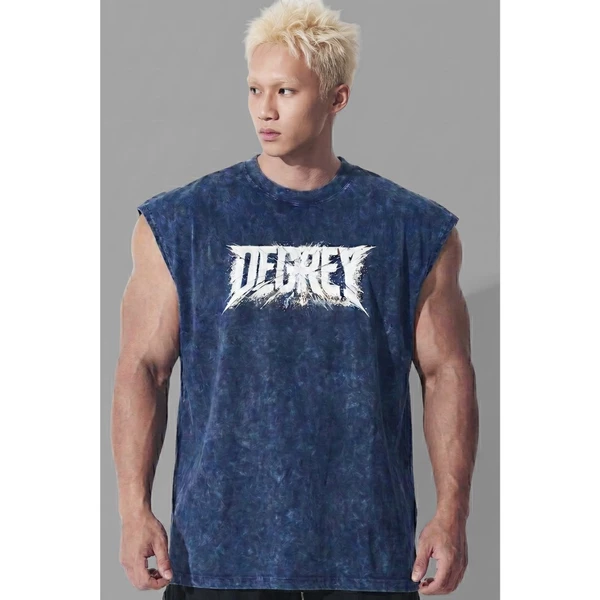 Áo ba lỗ Tank Top Degrey Cotton màu WAX Big Logo