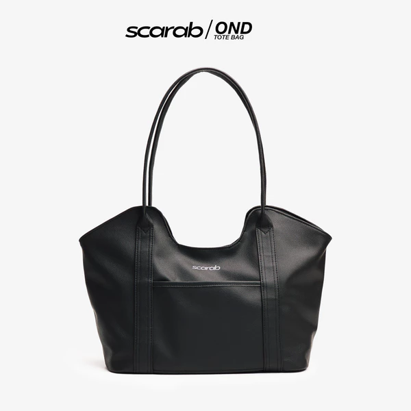 SCARAB OND TOTE BAG - Túi Tote Da PVC, Túi Xách Đeo Vai Form Mềm Thời Trang Nam Nữ, Đựng Vừa Ipad