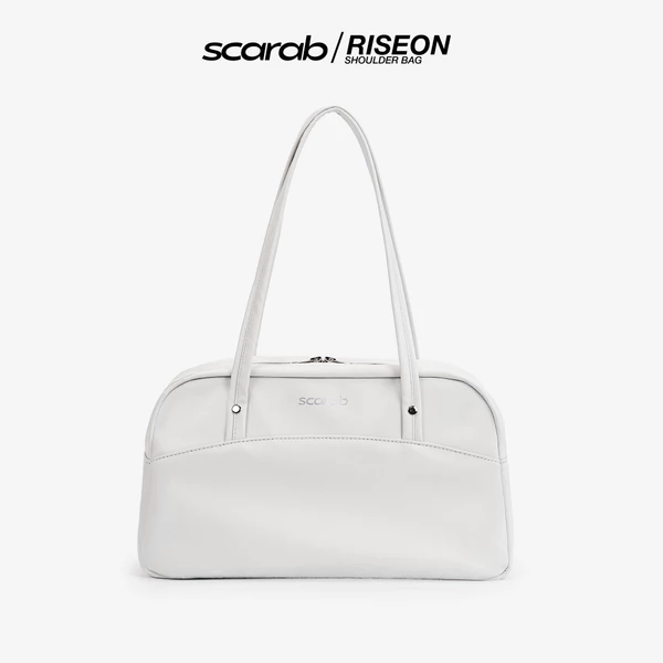 [CÓ SẴN] Túi xách đeo vai SCARAB RISEON GREY thời trang nam nữ đựng vừa Laptop 13", đồ trang điểm