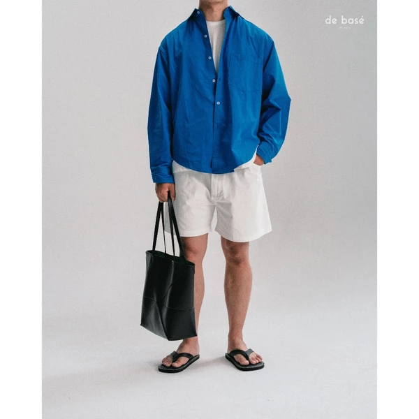 basé SHIRT 02 - Áo Sơ mi - Logo Thêu Gáy - de basé